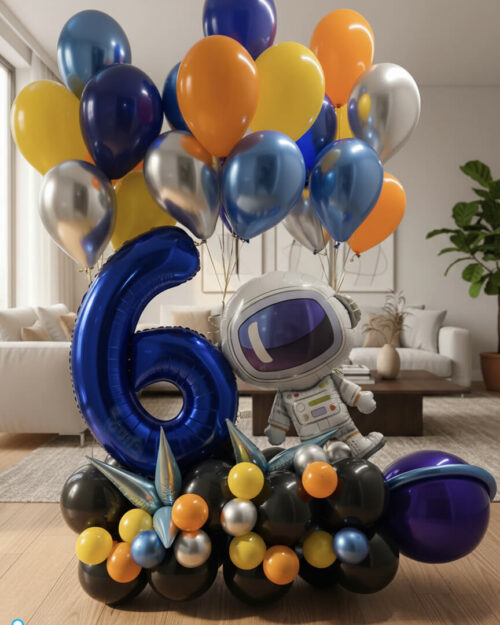 זר בלונים מהחלל