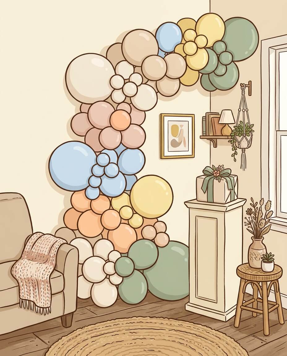 nano banana 2 a warm illustrated 4 5 cover scene inside a cozy styled event corner showing a m 0