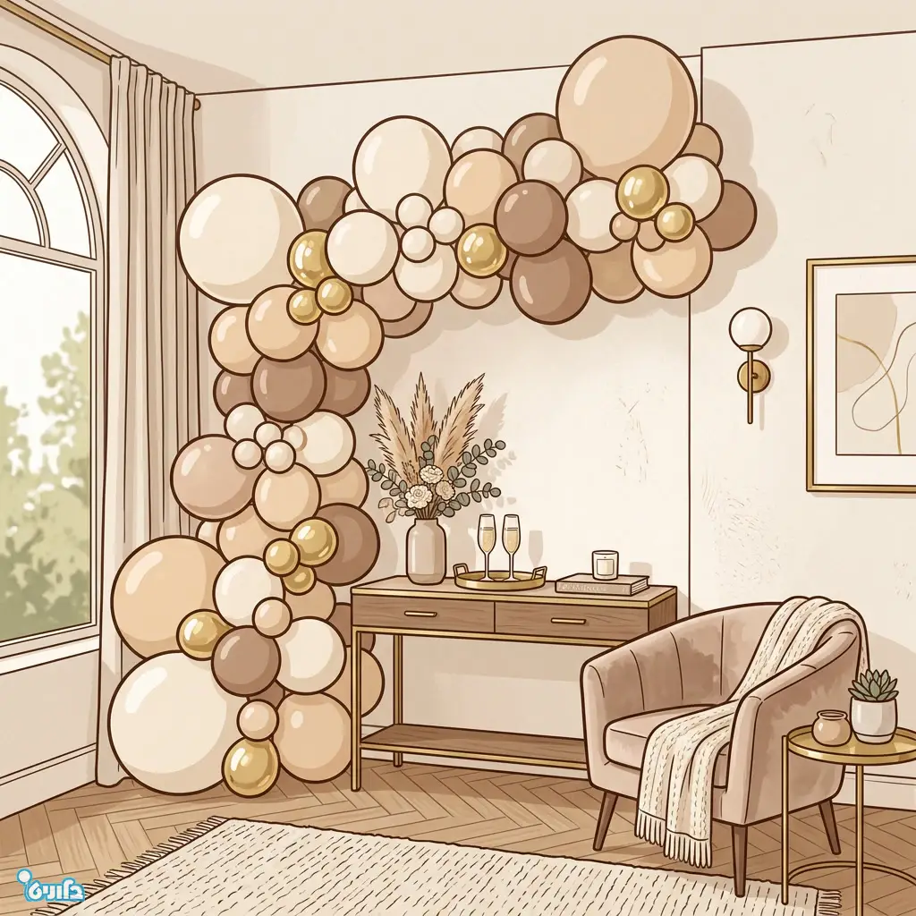 balloon color combinations elegant neutral squar